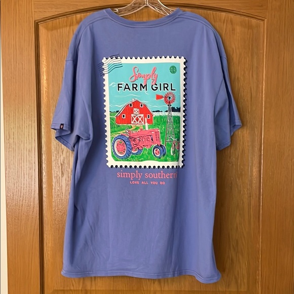 Simply Southern Tops - Simply Southern Lavender Farm Girl Tee